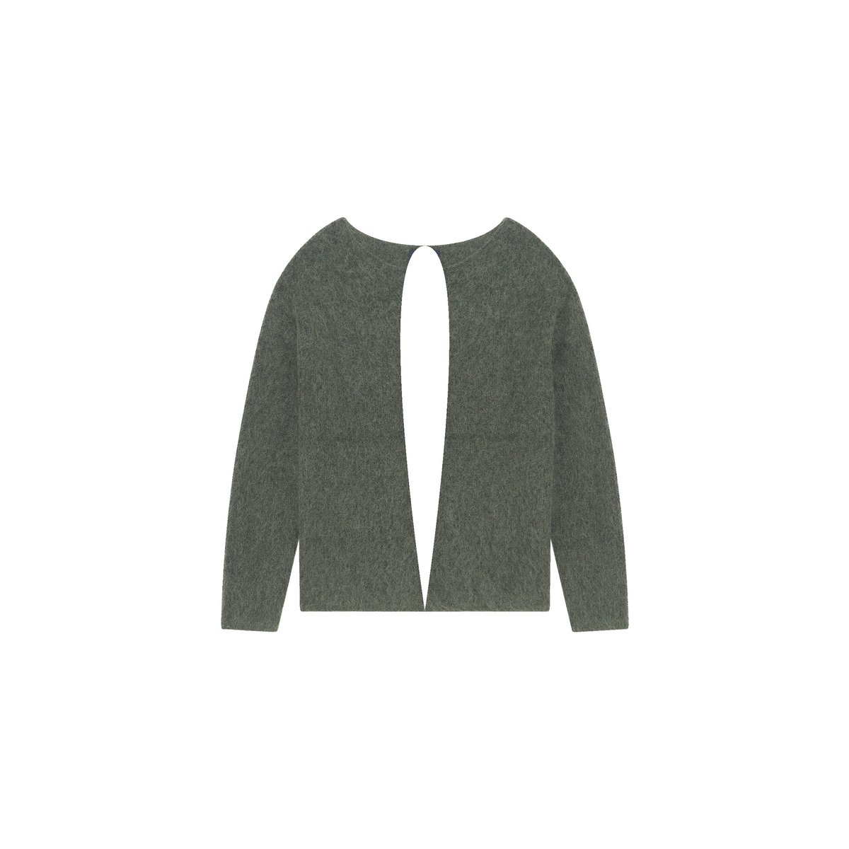 Pull droit Col MAGGIE vert kaki, CAROLL