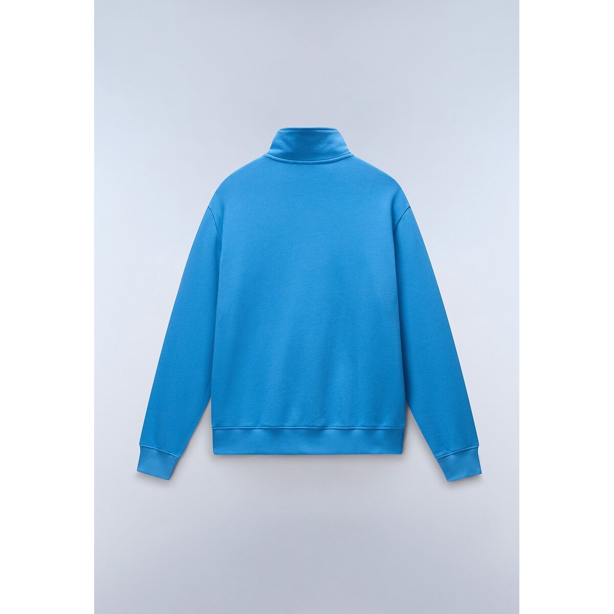 Sweat à col montant demi-zippé bleu, NAPAPIJRI