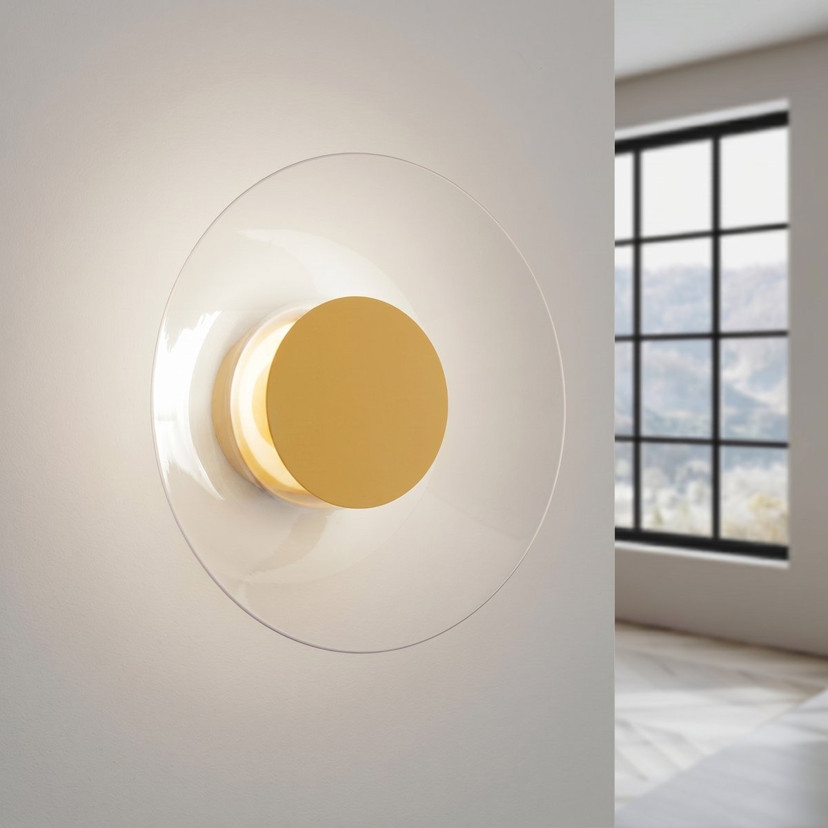 Applique murale Jaune LED 1 Astro jaune, EDEN