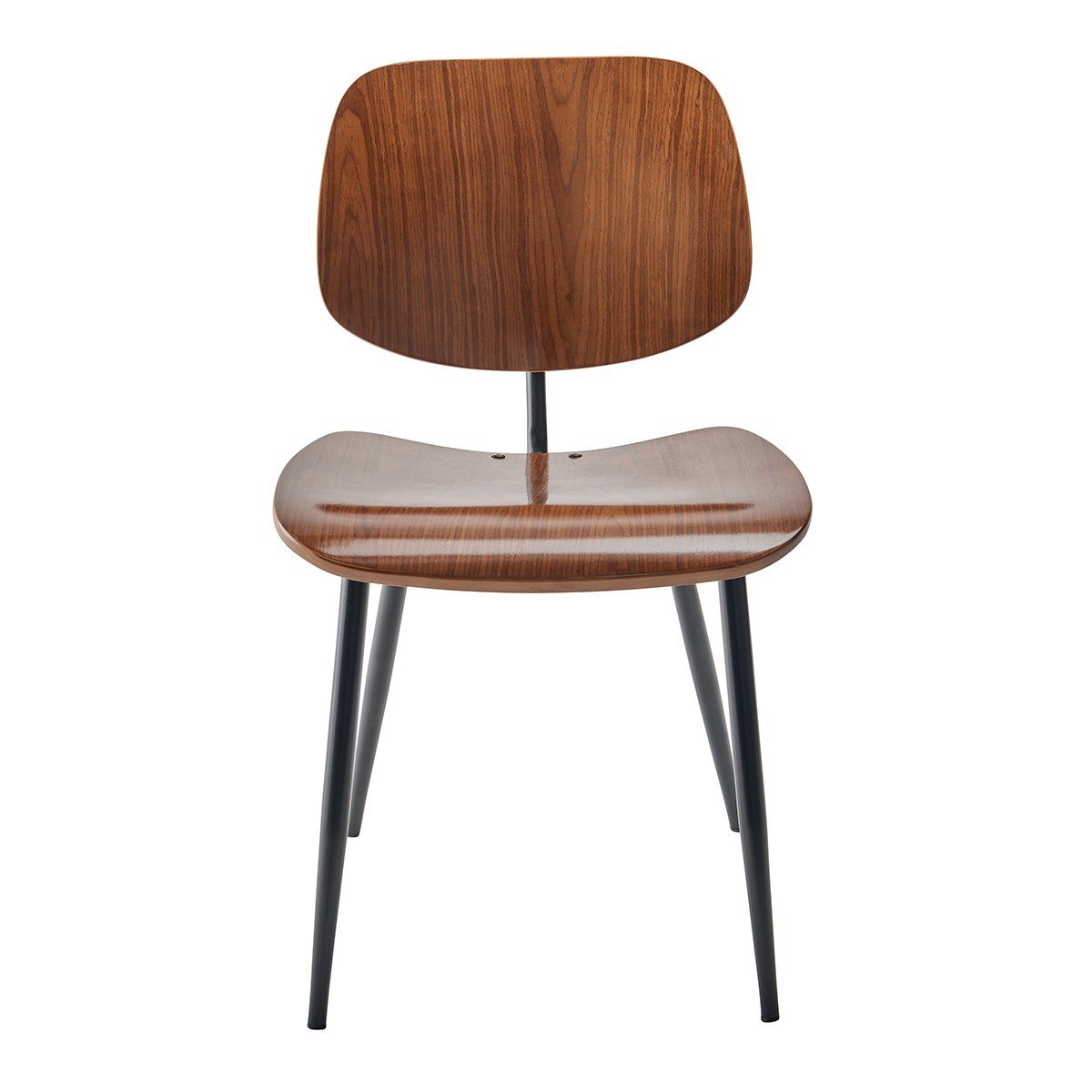 Chaises finition noyer Olympia - lot de 2 bois foncé, SIGNATURE