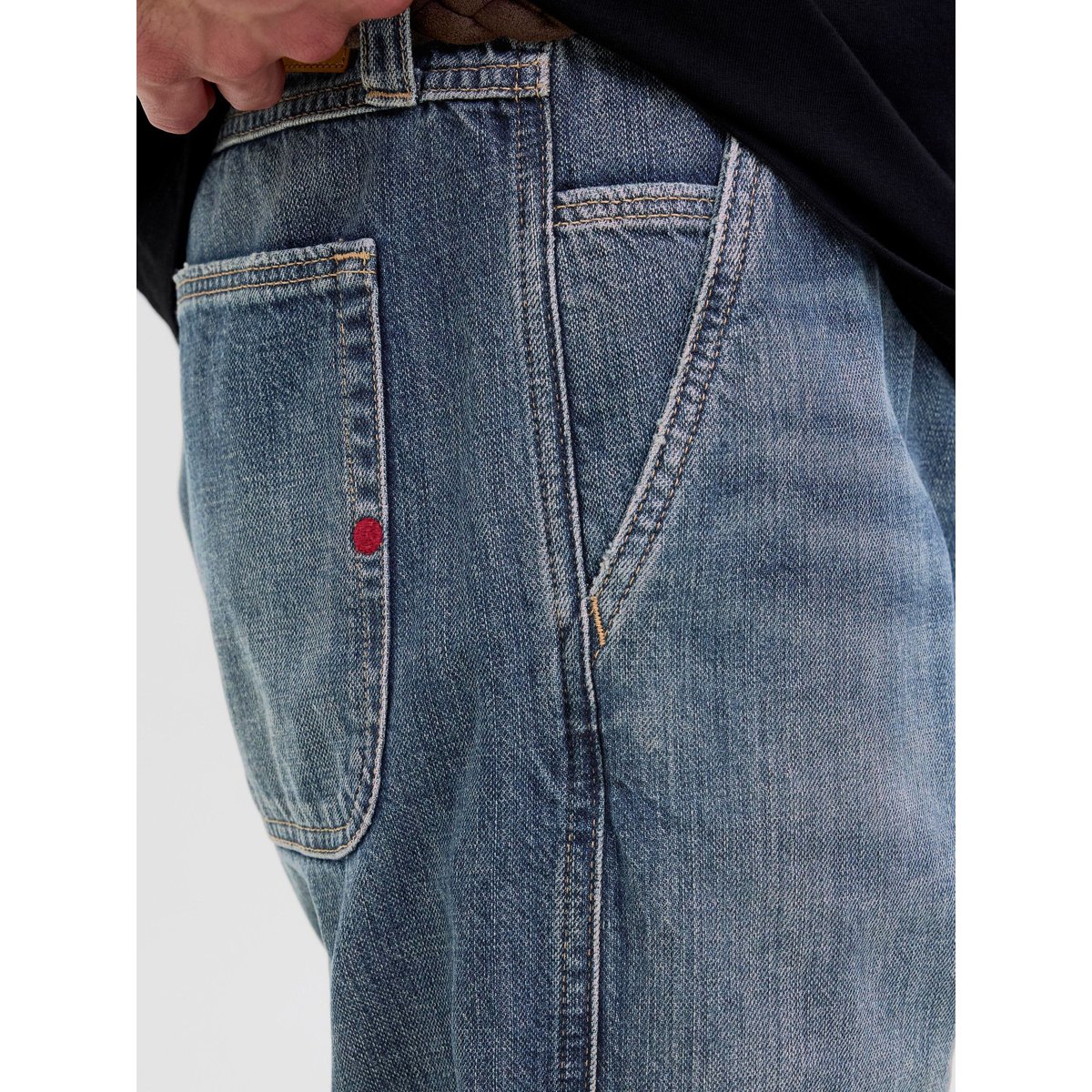 Jean Coupe Décontractée dark blue denim, JACK & JONES