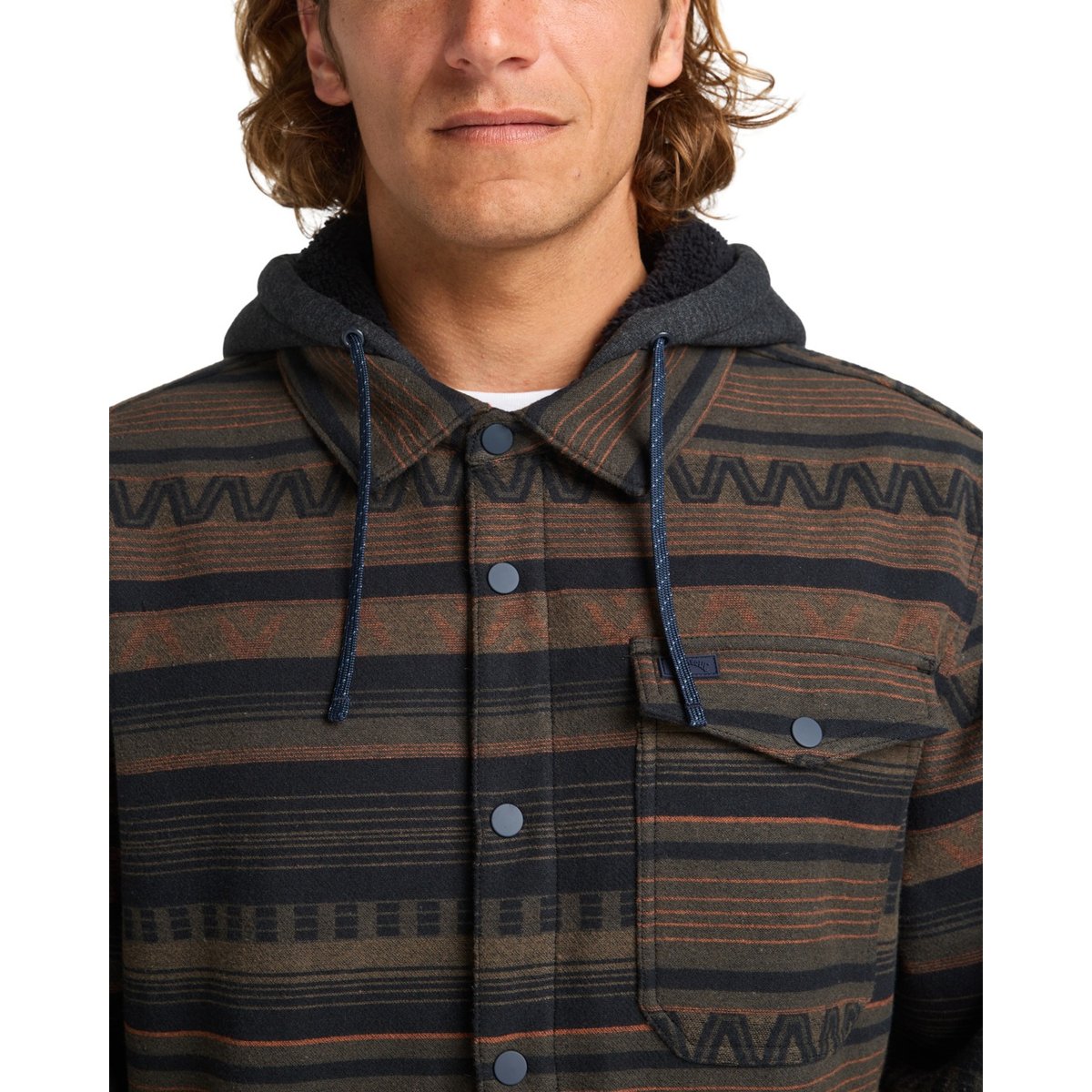 Vêtement technique de snow manches longues FURNACE BONDED FLANNEL noir black, BILLABONG