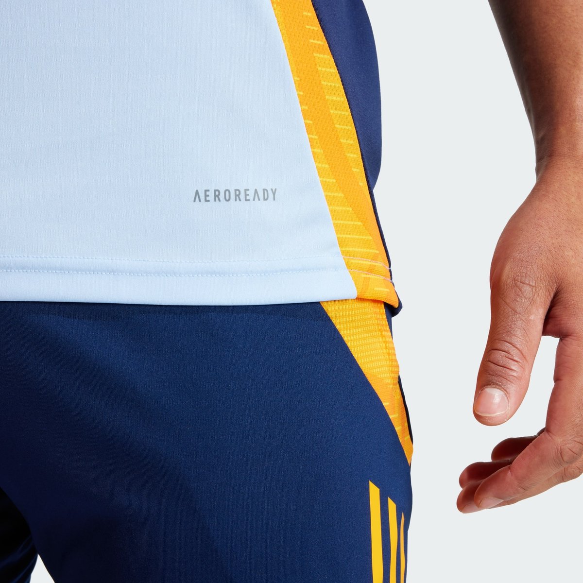 Maillot d'entraînement Real Madrid Tiro 24 Competition glow blue / crew orange / team navy blue 2, adidas Performance