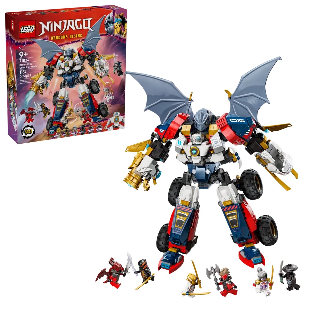 Ninjago Le robot ultra combo de Zane multicolore, LEGO