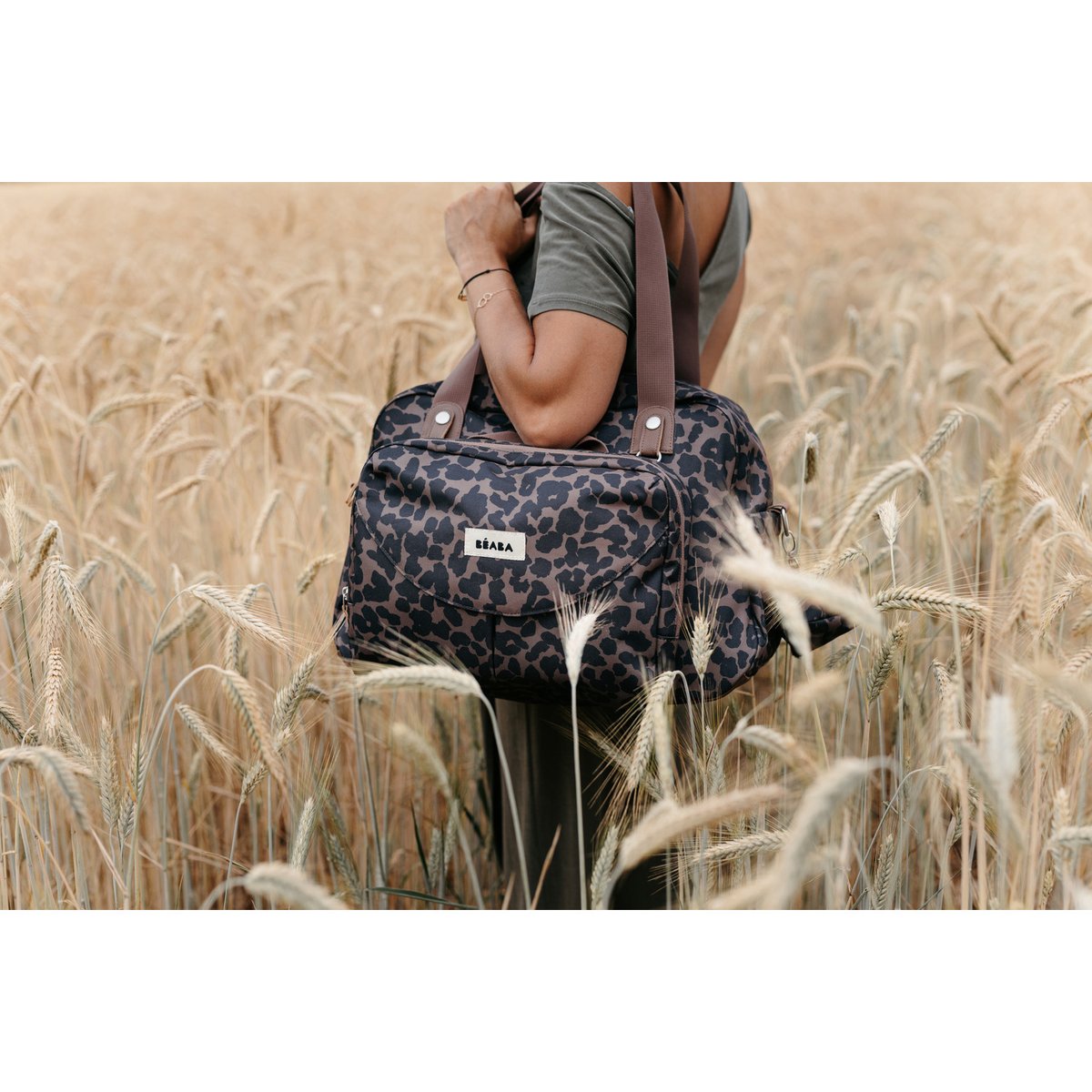 Sac à langer iconique grand volume 23 L GENEVE leopard, BEABA