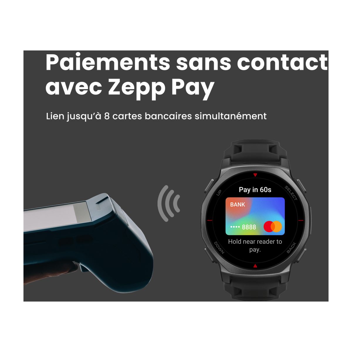 Montre sport T-Rex 3 Pro 44mm Arctic Gold gris, AMAZFIT