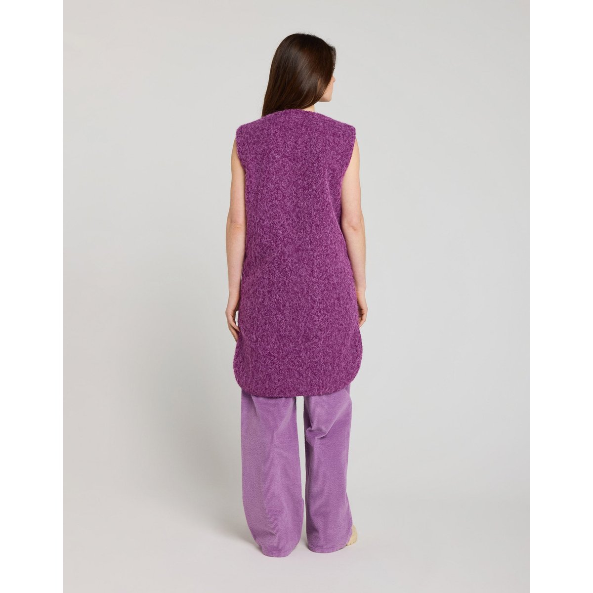 VESTE SANS MANCHE PURPLE violet, PULLIN