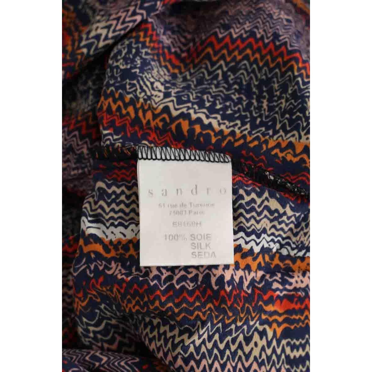 Blouse - Bon État multicolore, SANDRO