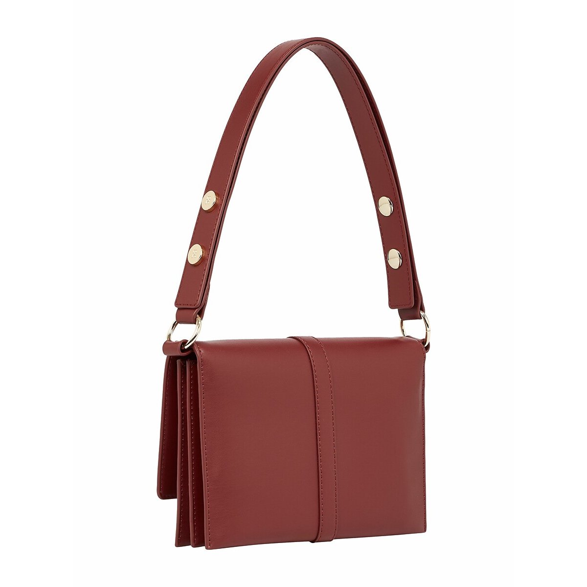 Schoudertas met studs TH HERITAGE bordeaux , TOMMY HILFIGER