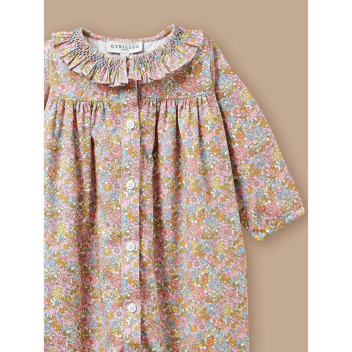 Combinaison longue  Tissu Liberty liberty annie and may rose, CYRILLUS