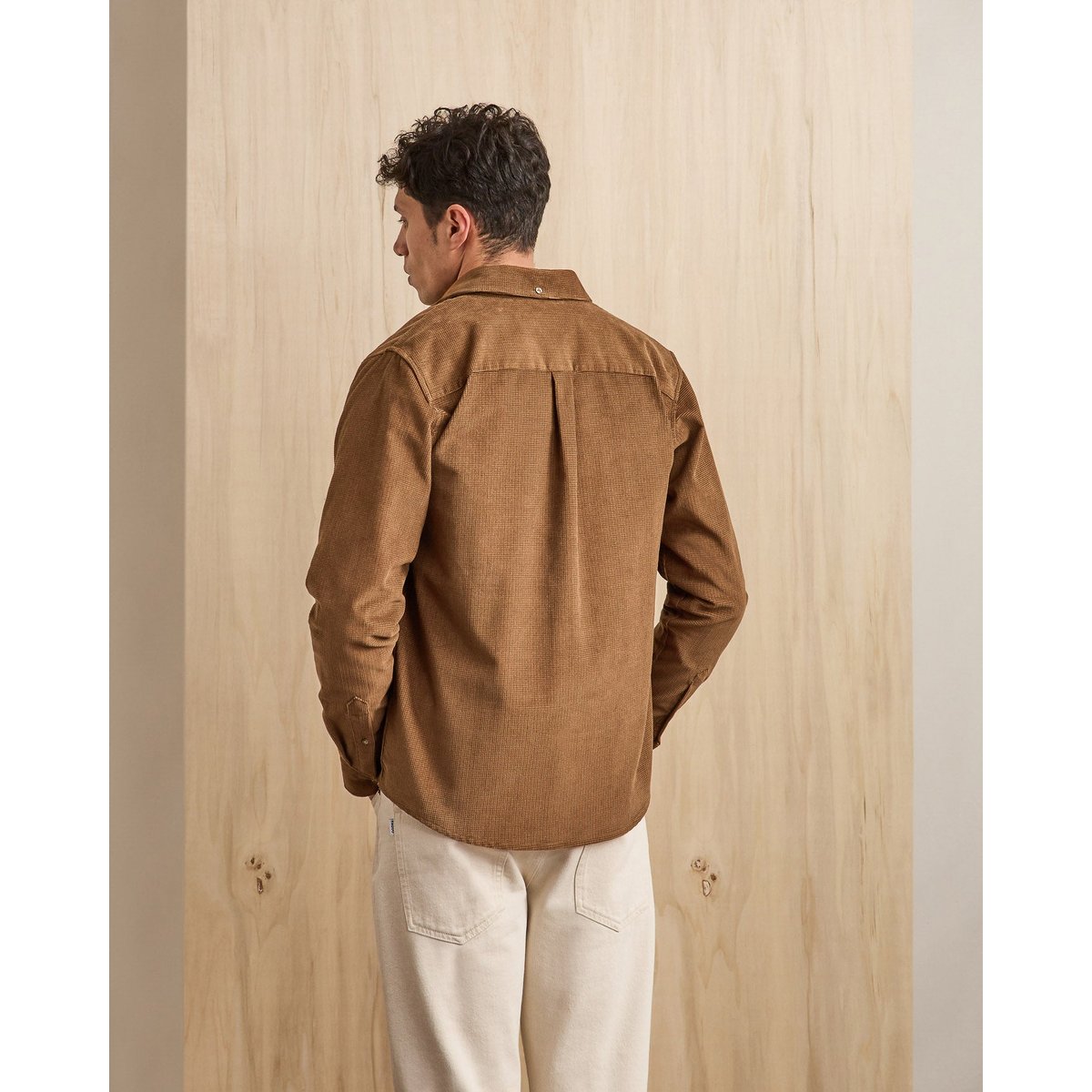 Chemise coton SIGNY camel, FAGUO