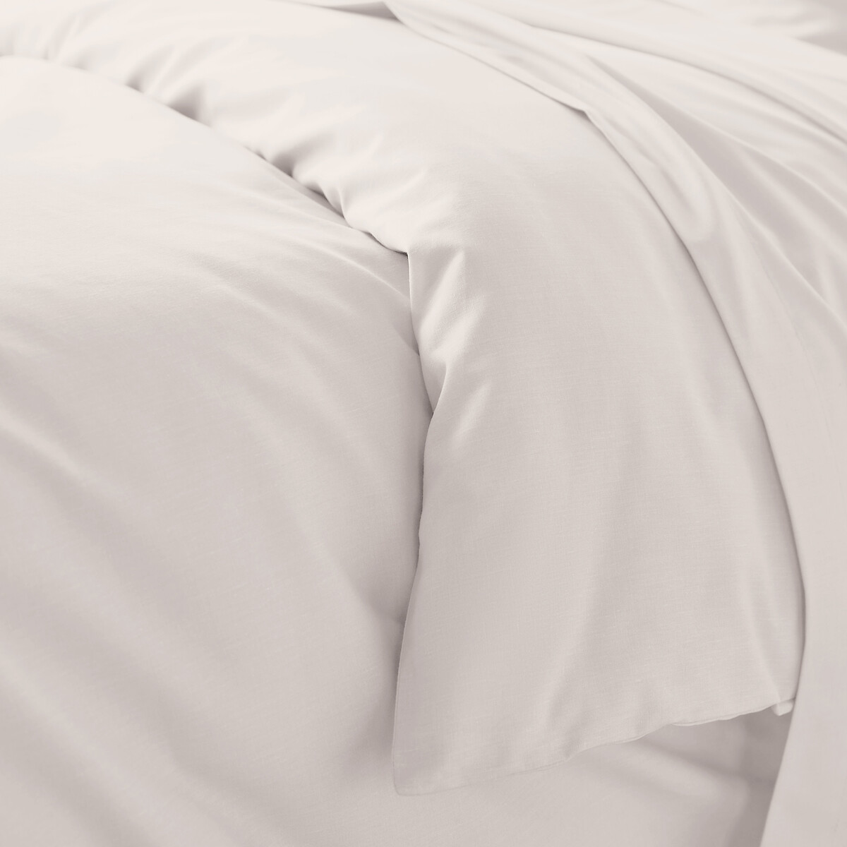 Scenario Organic Cotton Duvet Cover beige, LA REDOUTE INTERIEURS