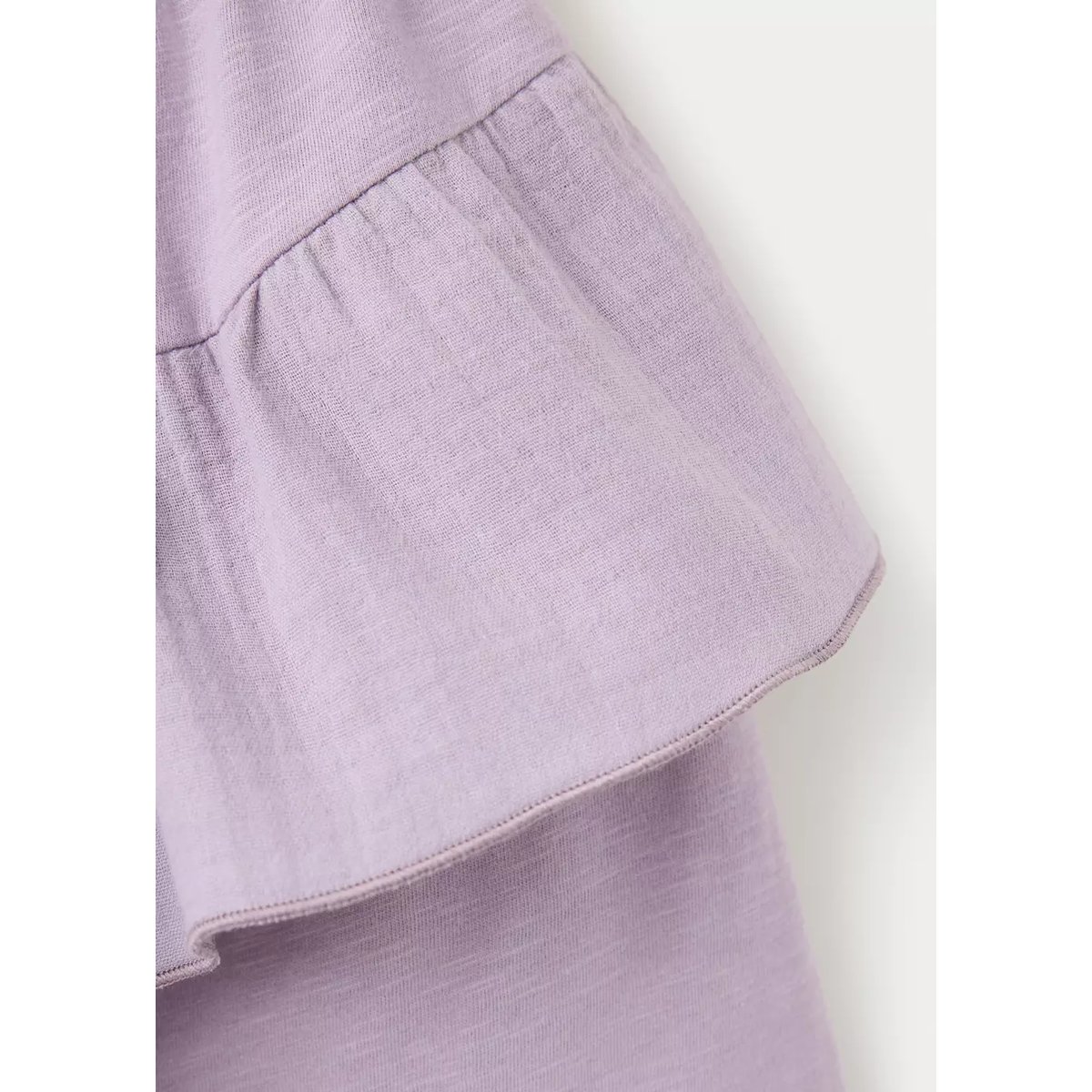 Jupe coton volants lilas, MANGO KIDS