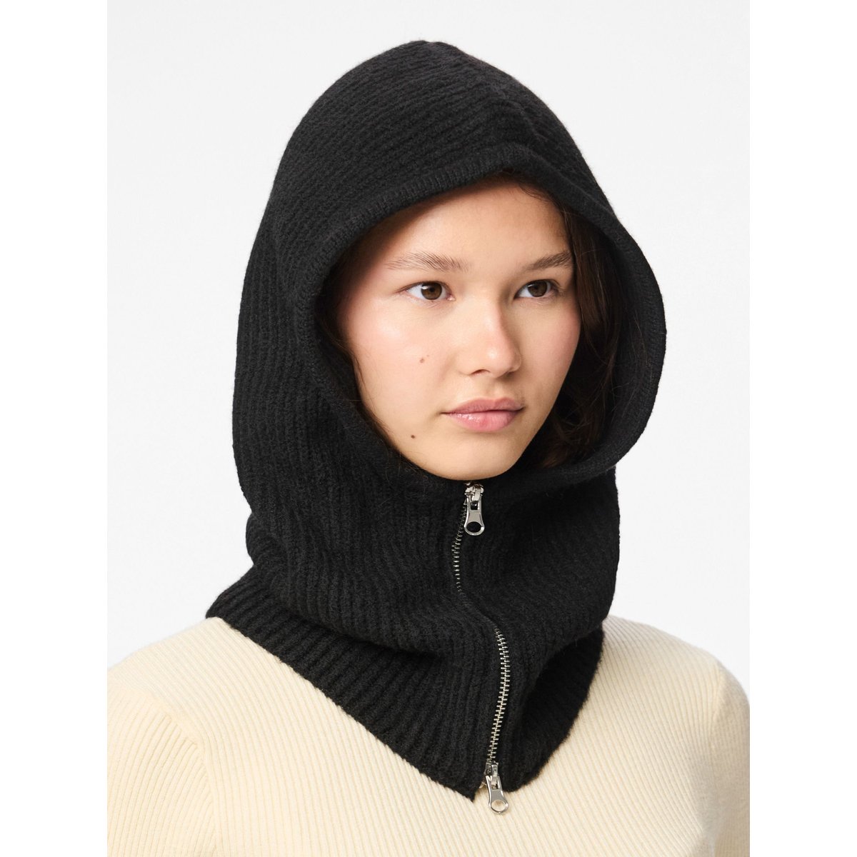 Cagoule PCRIMI - FERMETURE ÉCLAIR noir - black, PIECES