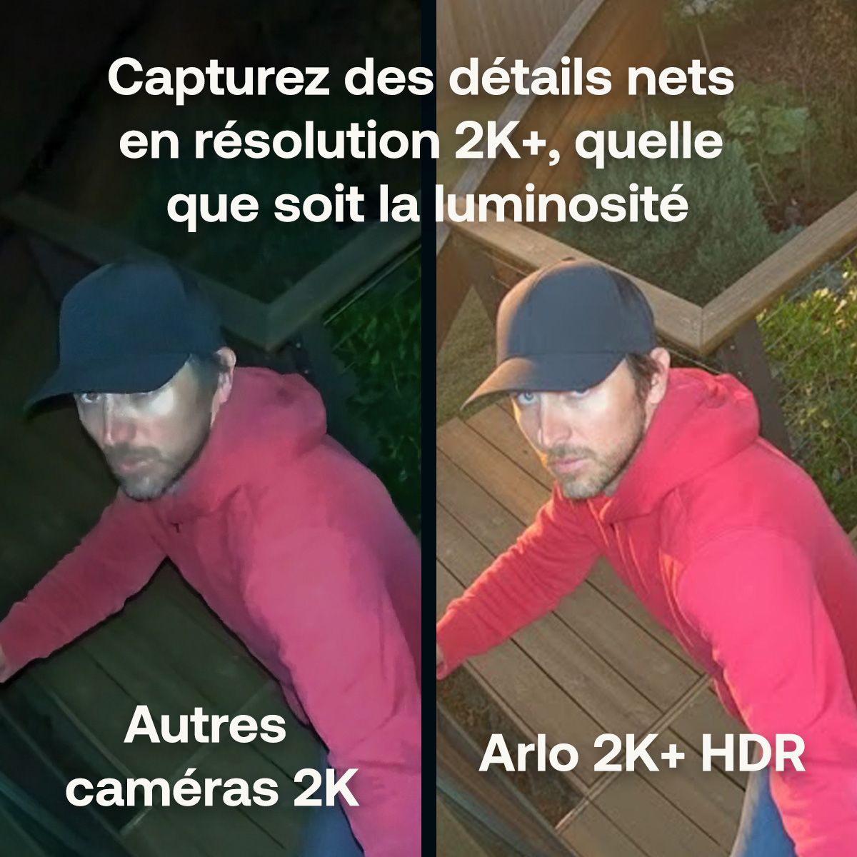 Caméra de surveillance 1 caméra 2K+ extérieur Pro6 couleur unique, ARLO