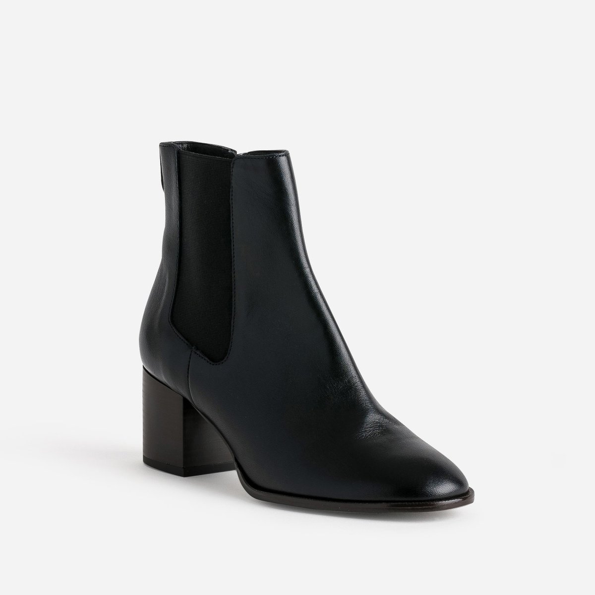 Boots À Talon en cuir JILOLA noir, ERAM