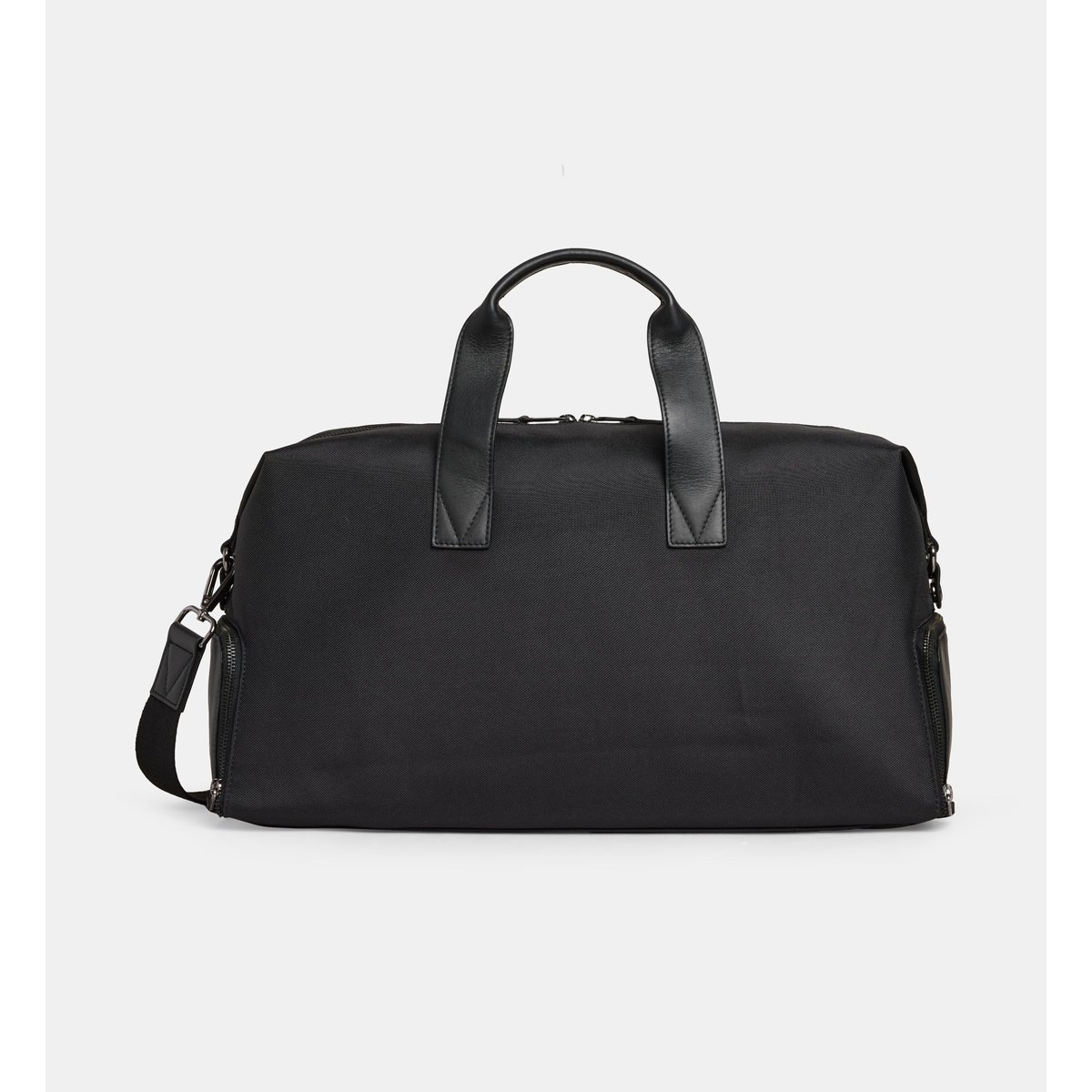 Sac de voyage eliot nylon et cuir noir, GALERIES LAFAYETTE