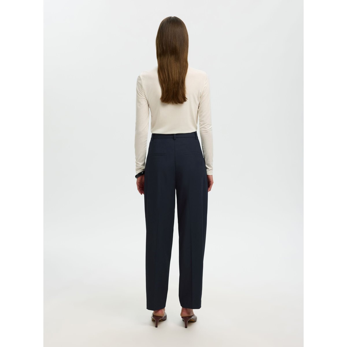 Pantalons Barrel dark sapphire, SELECTED