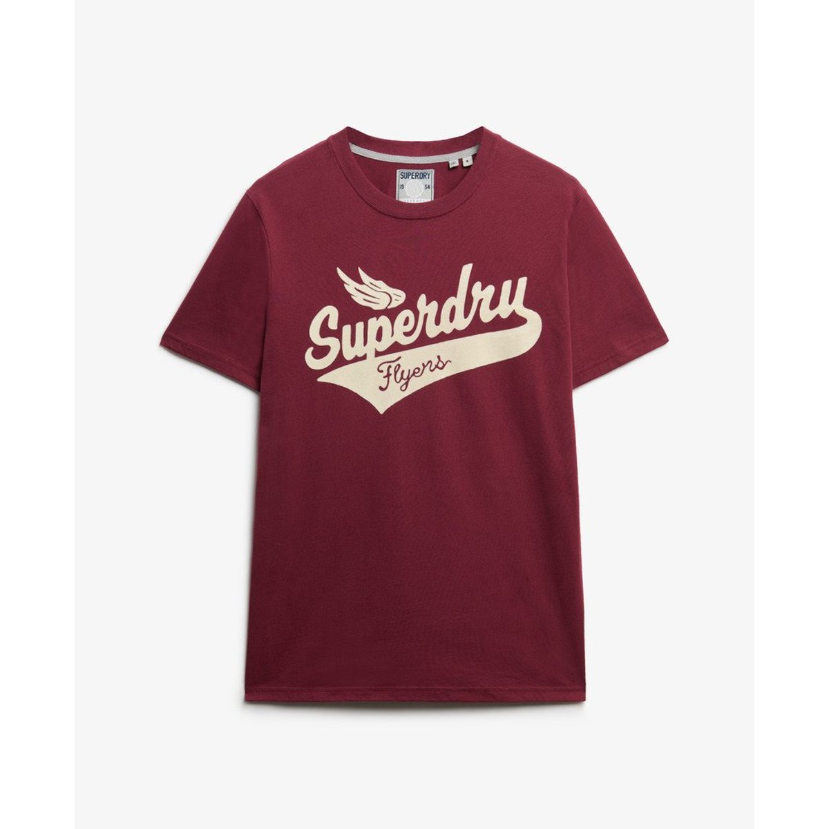 T-shirt Flyers Script rouge porto, SUPERDRY