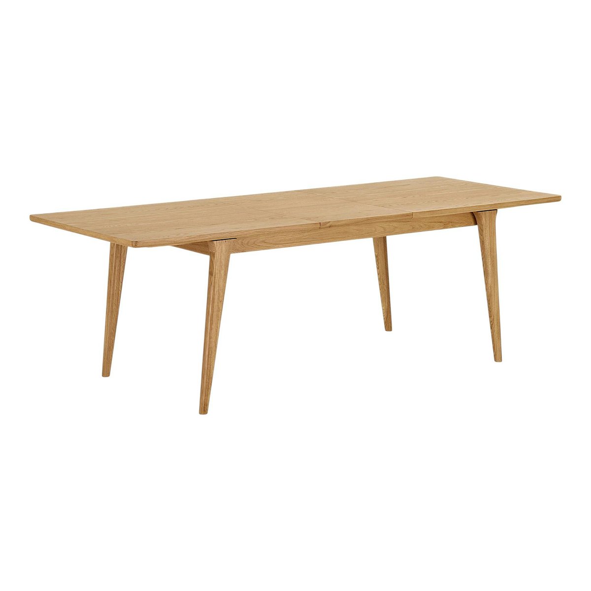 Table extensible en placage chêne clair 180-230 cm TARAZ bois naturel, PIER IMPORT