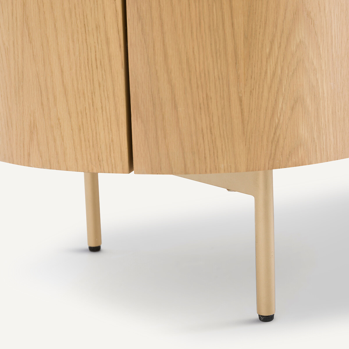 Commode chêne massif, plaqué chêne 3 tiroirs Aslen chêne naturel, AM.PM