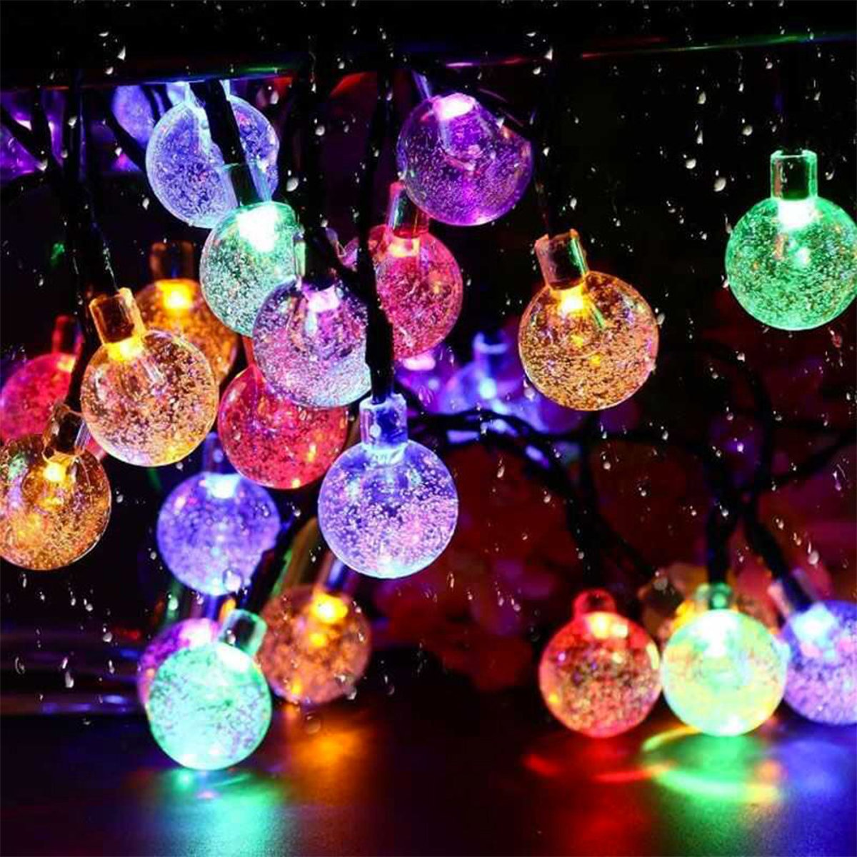 Guirlande Solaire FESTY multicolore, LUMISKY