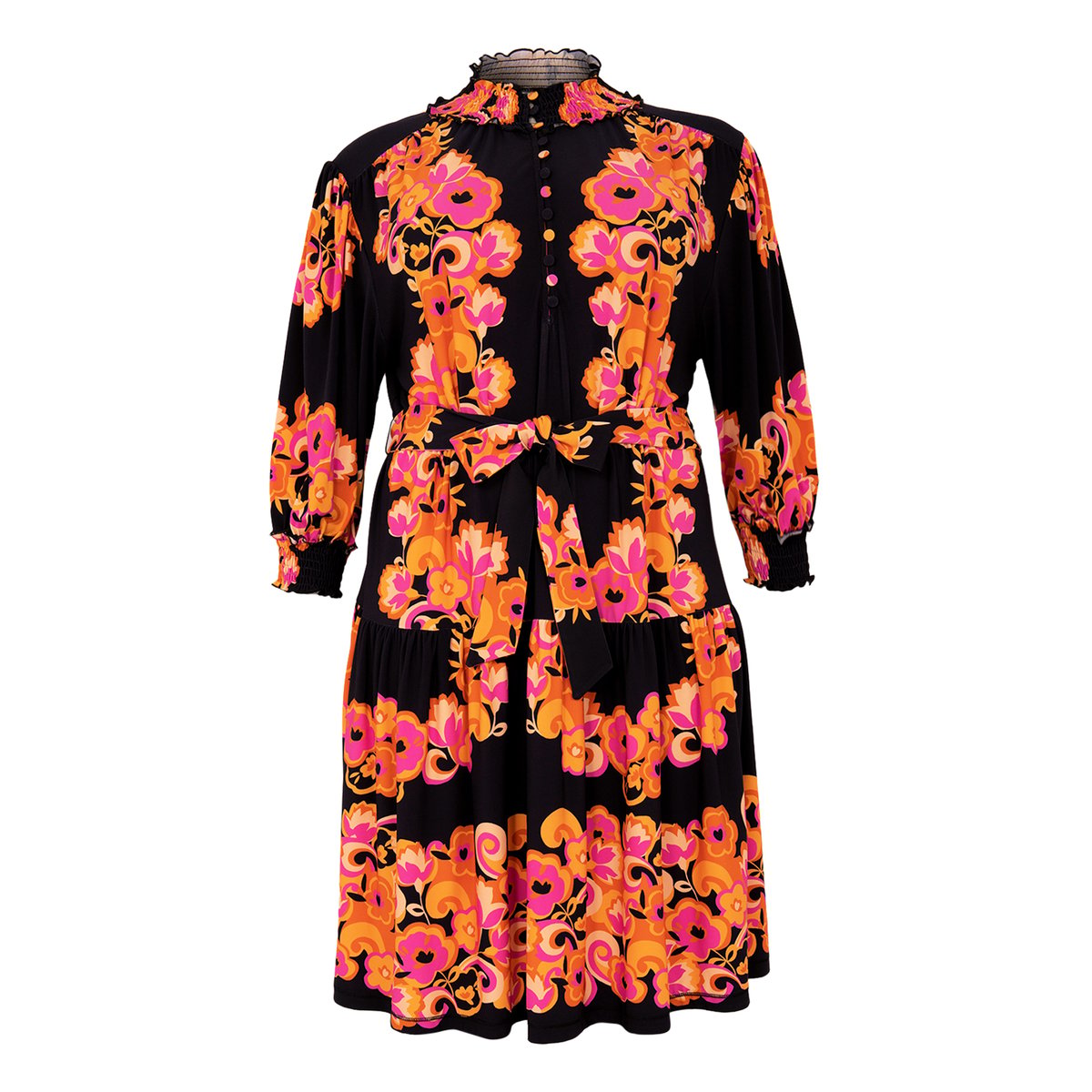 Robe imprimé / imprimée floral bleu, YOEK