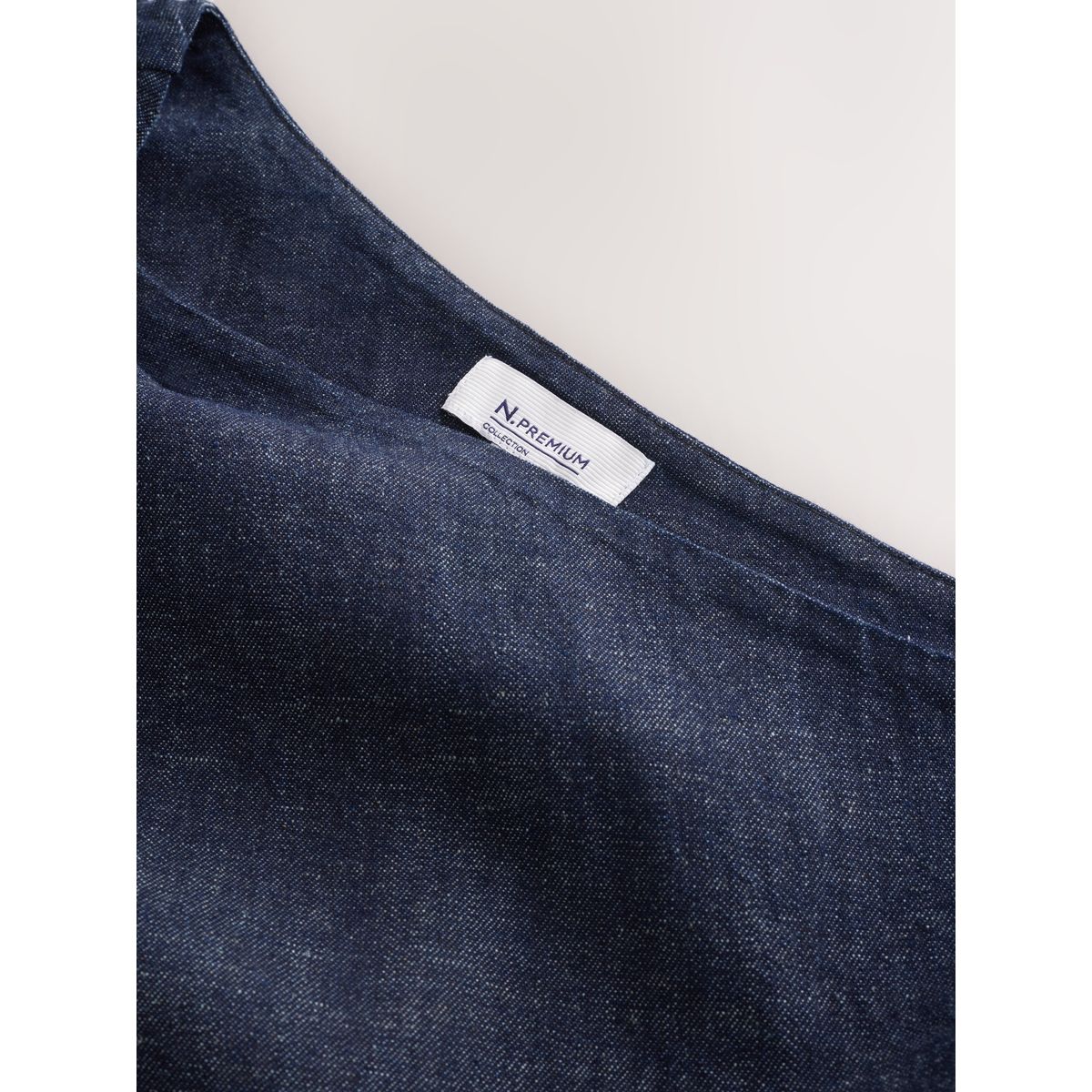 Haut asymétrique en denim n. premium bleu indigo, NEXT