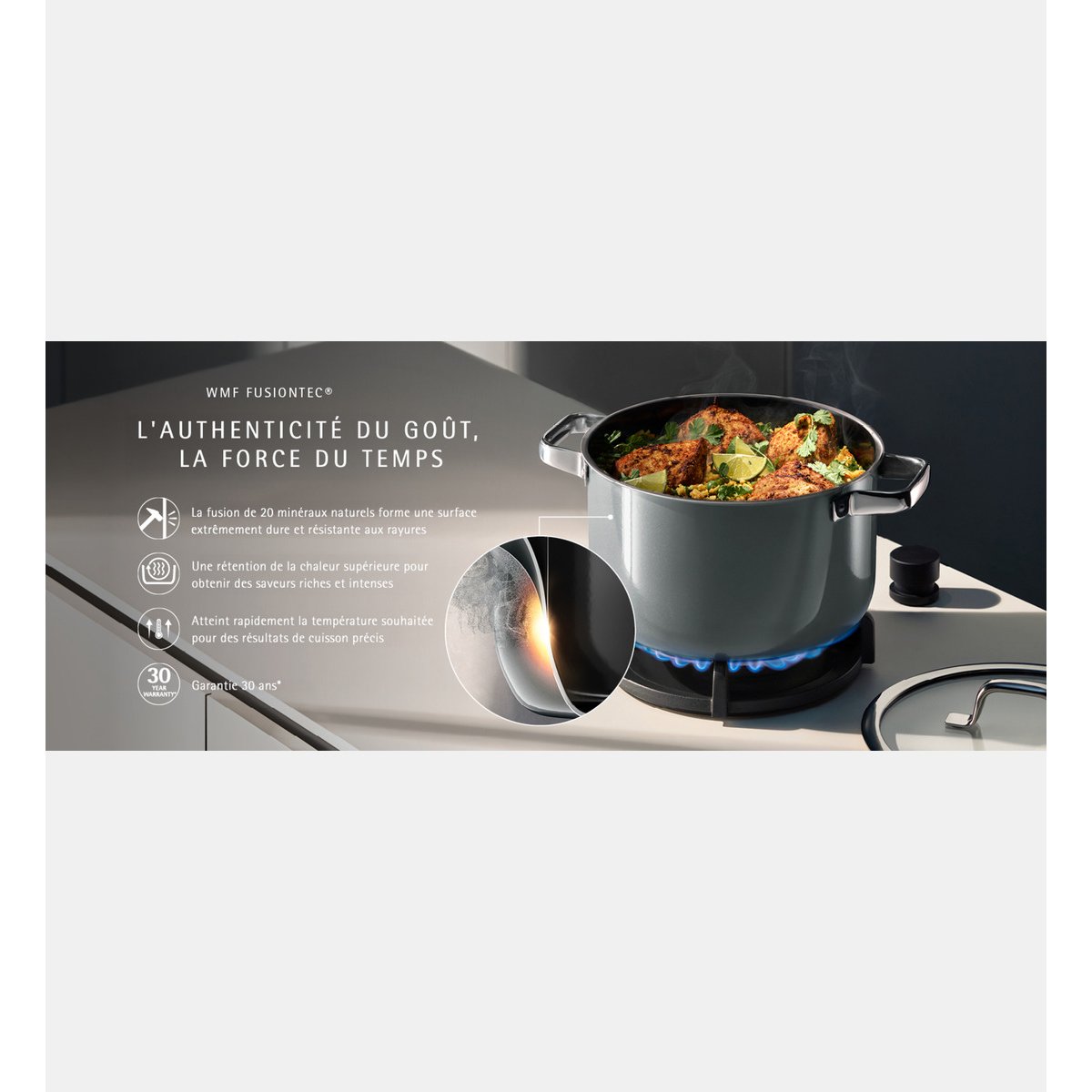 Faitout haut - ø24 cm - 6,4 l gris, WMF