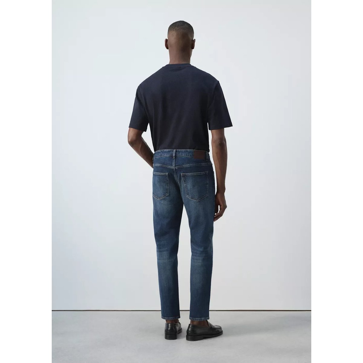 Jean Jan slim fit bleu foncé, MANGO MAN