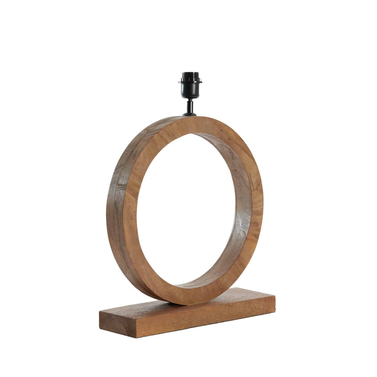 Base De La Lampe Bois TINAR marron, LIGHT & LIVING