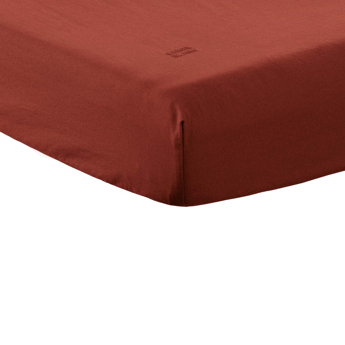 Drap housse Songe Acajou SONGE acajou, CARRE BLANC