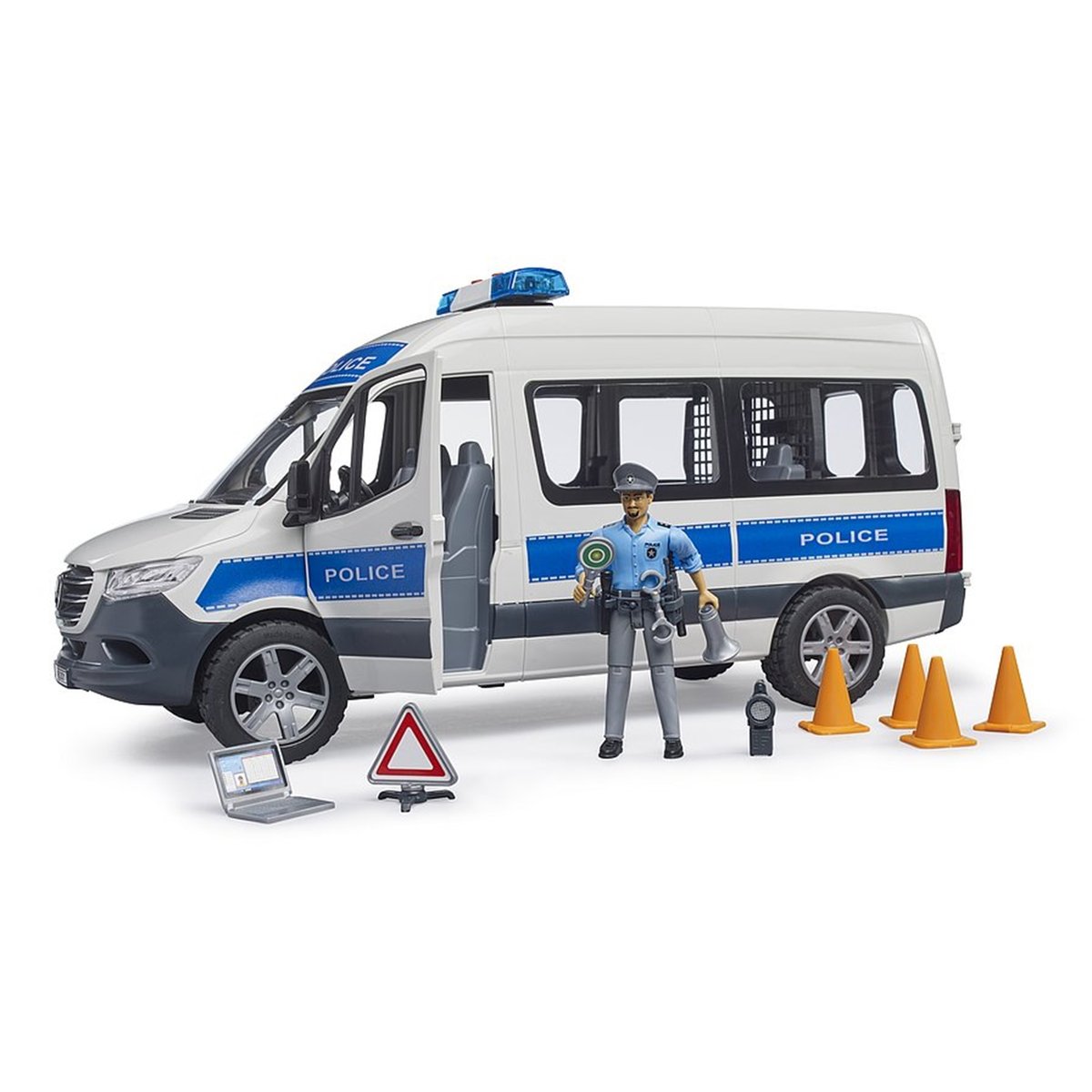 Véhicule d'intervention de la police MB Sprinter multicolore, BRUDER