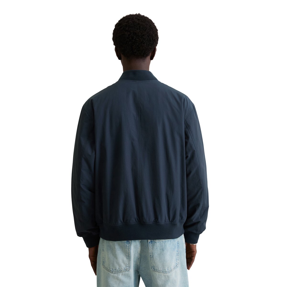 Blouson régulier imperméable et légèrement matelassé bleu foncé, MARC O’POLO DENIM