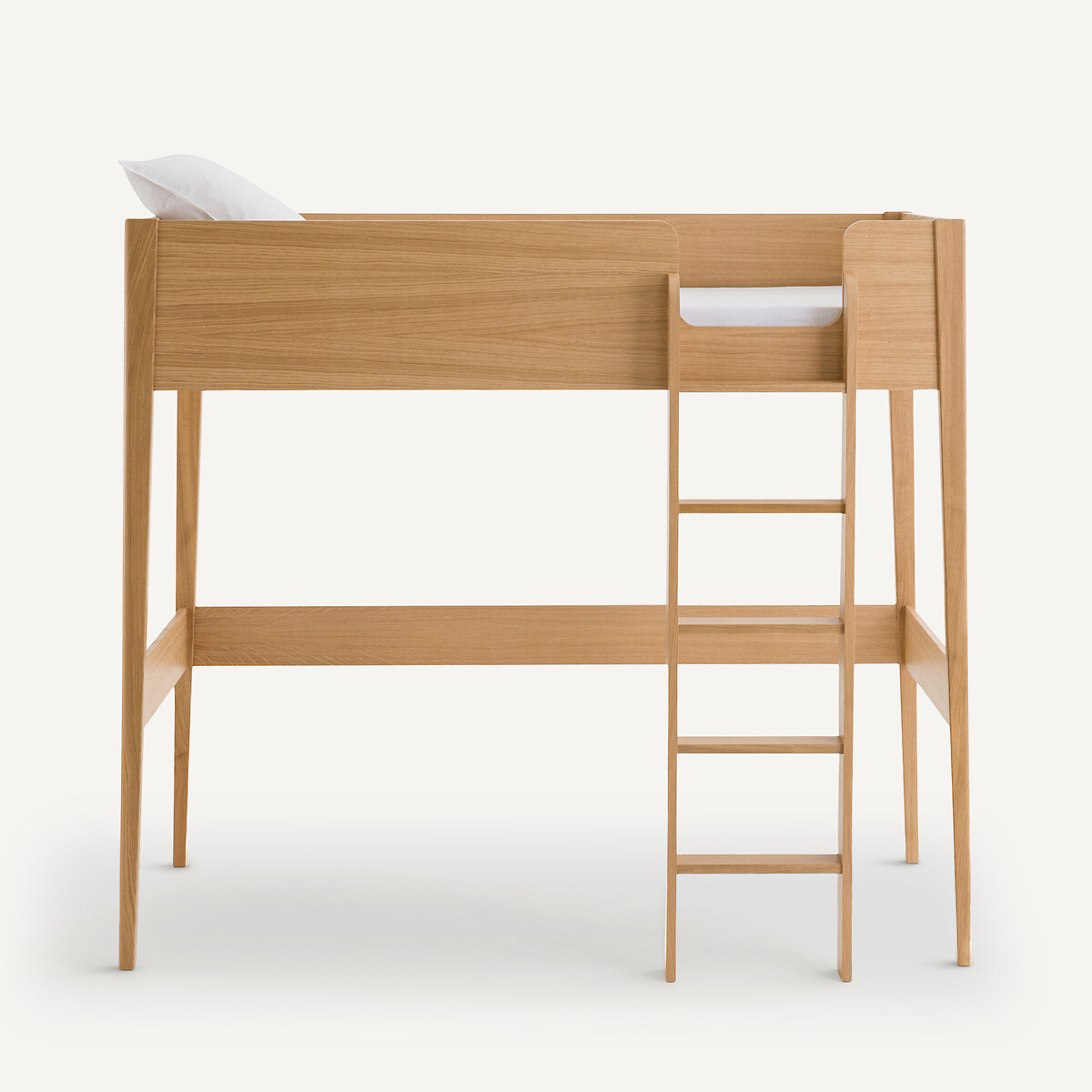 Hochbett mit Lattenrost Alceste, Eichenfurnier natureicheholz, AM.PM