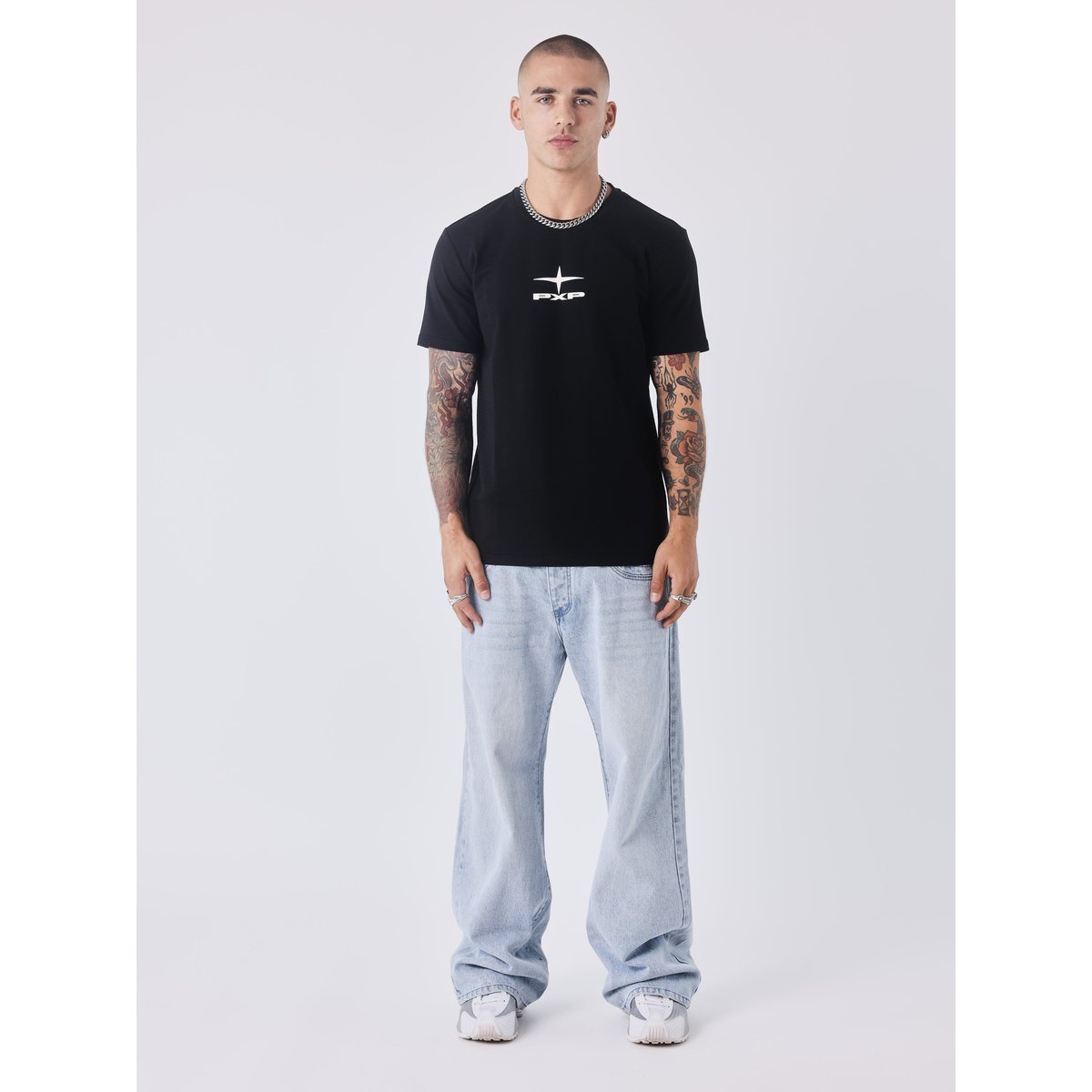 T-shirt fit Essentials noir, PROJECT X