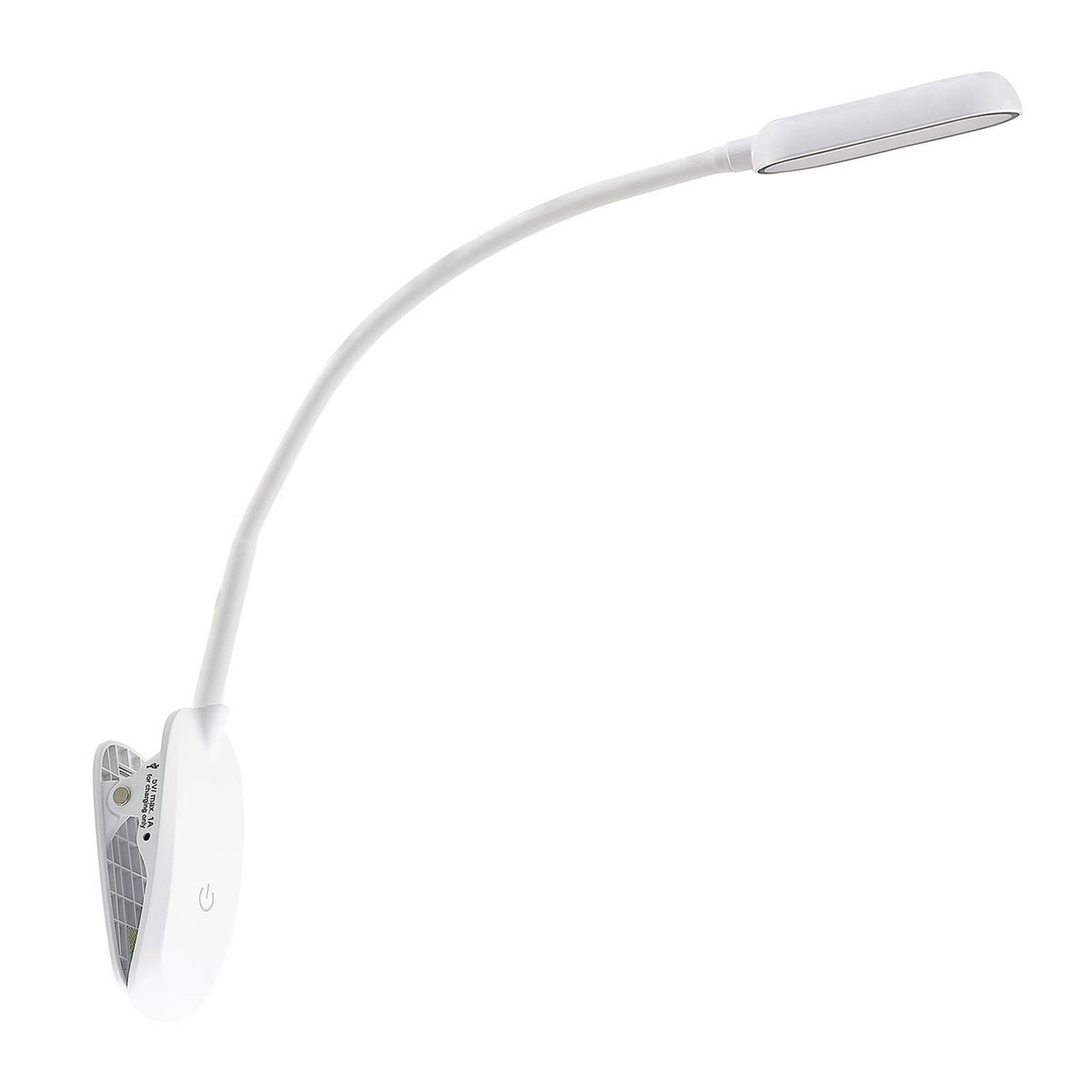 Lampe à pince moderneLED, Najari blanc, PRIOS