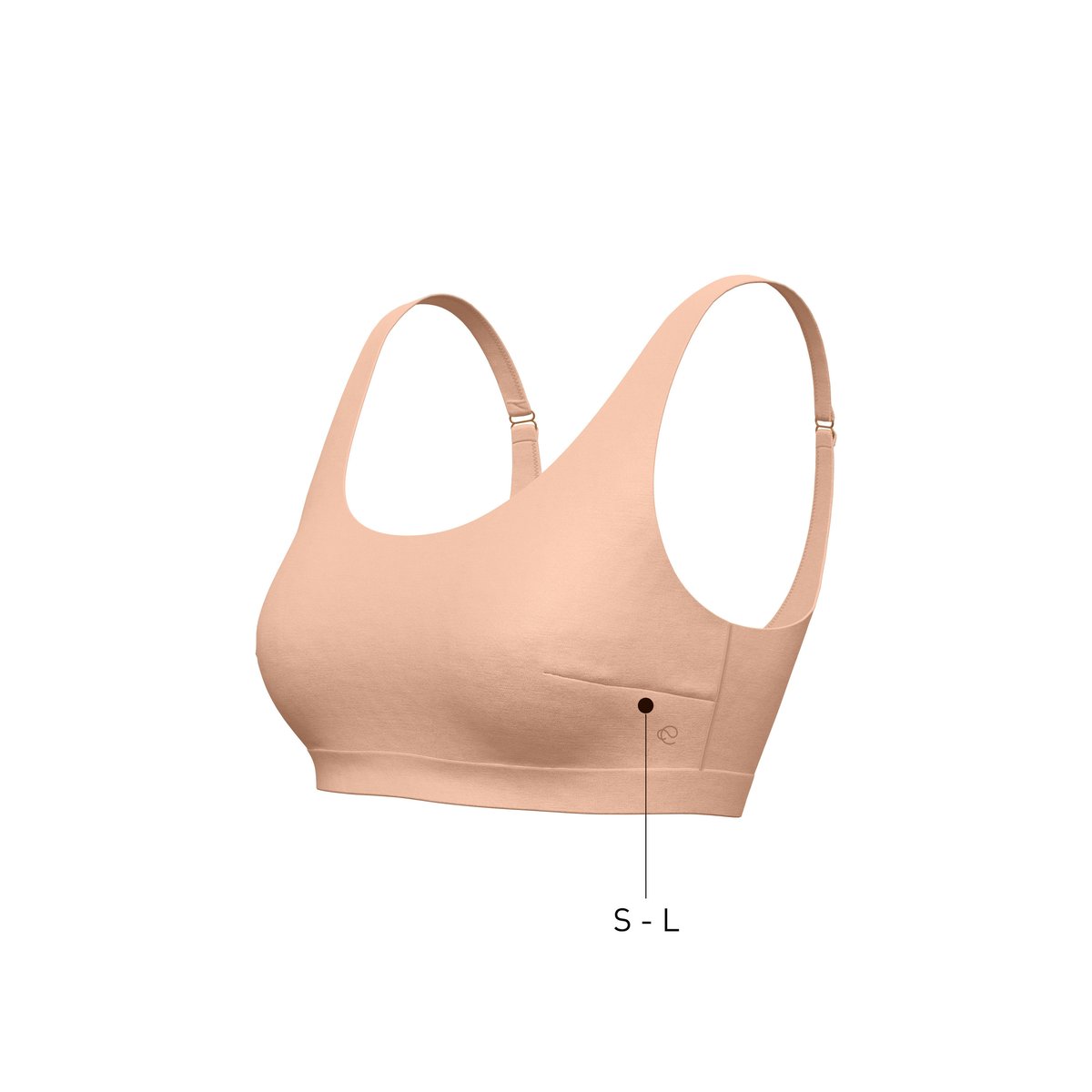 Brassière, Cradle to Cradle Certified® Modal NATURAL SKIN rose teint, CALIDA