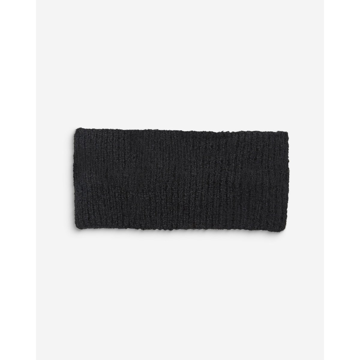 Bandeau croisé en maille anthracite Auden noir, GRACE & MILA