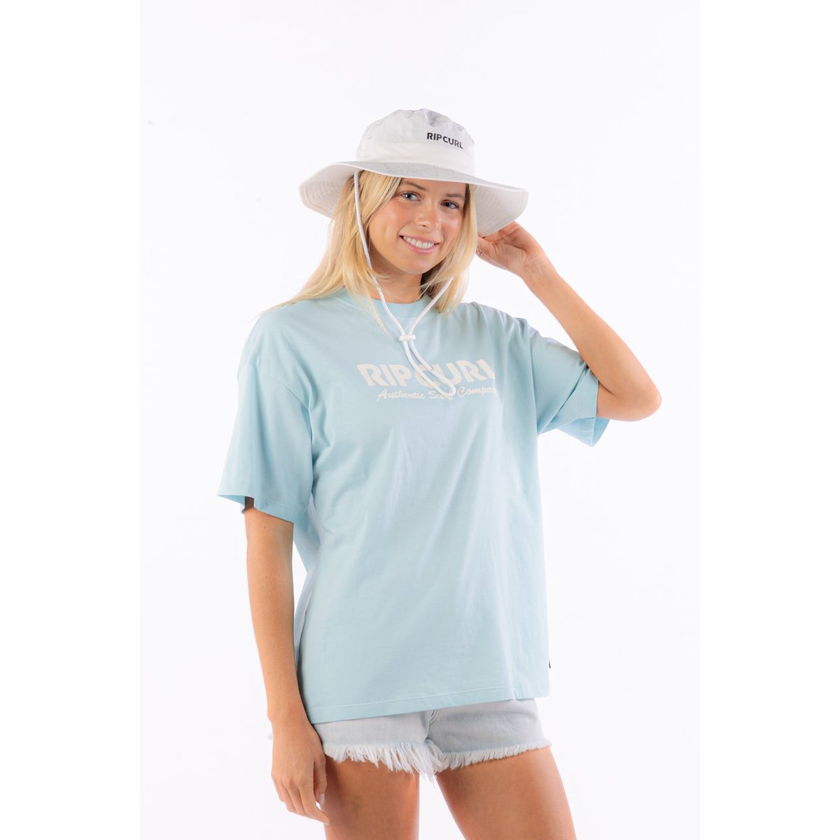 Chapeau de SURF AZ Classic UPF50 blanc, RIP CURL