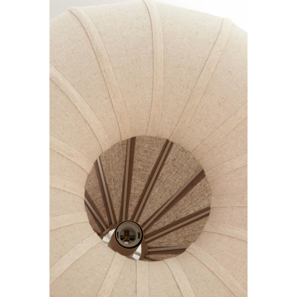 Lampe Suspendue Textiles ZUBEDA naturel, LIGHT & LIVING 