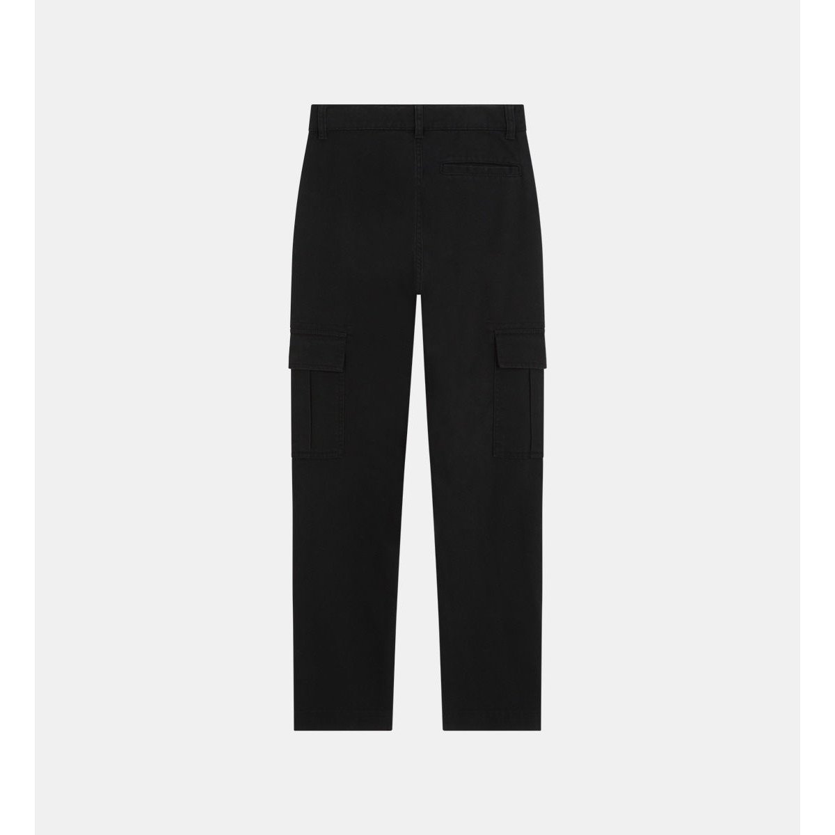 Pantalon droit cargo marthe unisexe coton noir, GALERIES LAFAYETTE