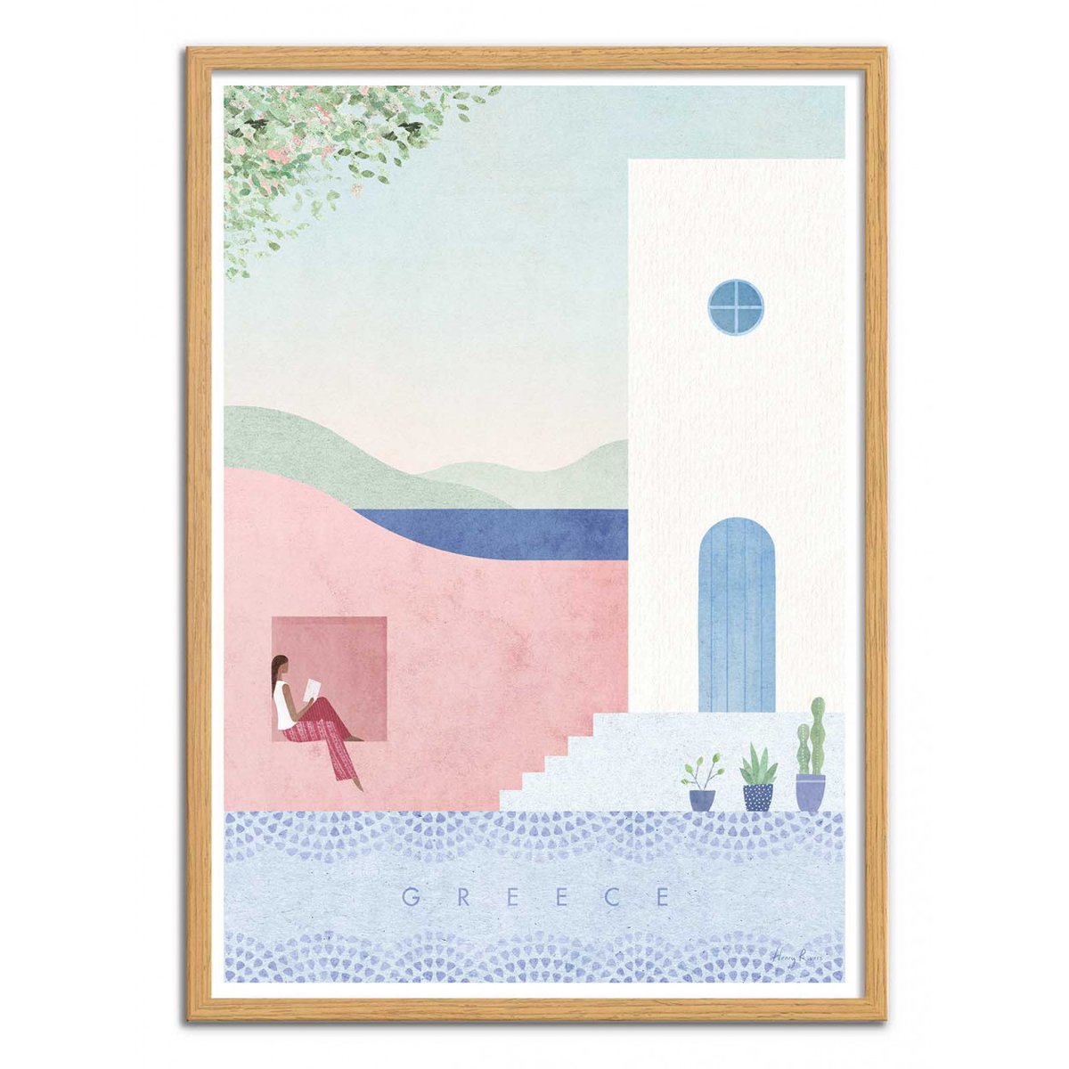 Affiche d'art - Greece - Henry Rivers affiche d'art, WALL EDITIONS