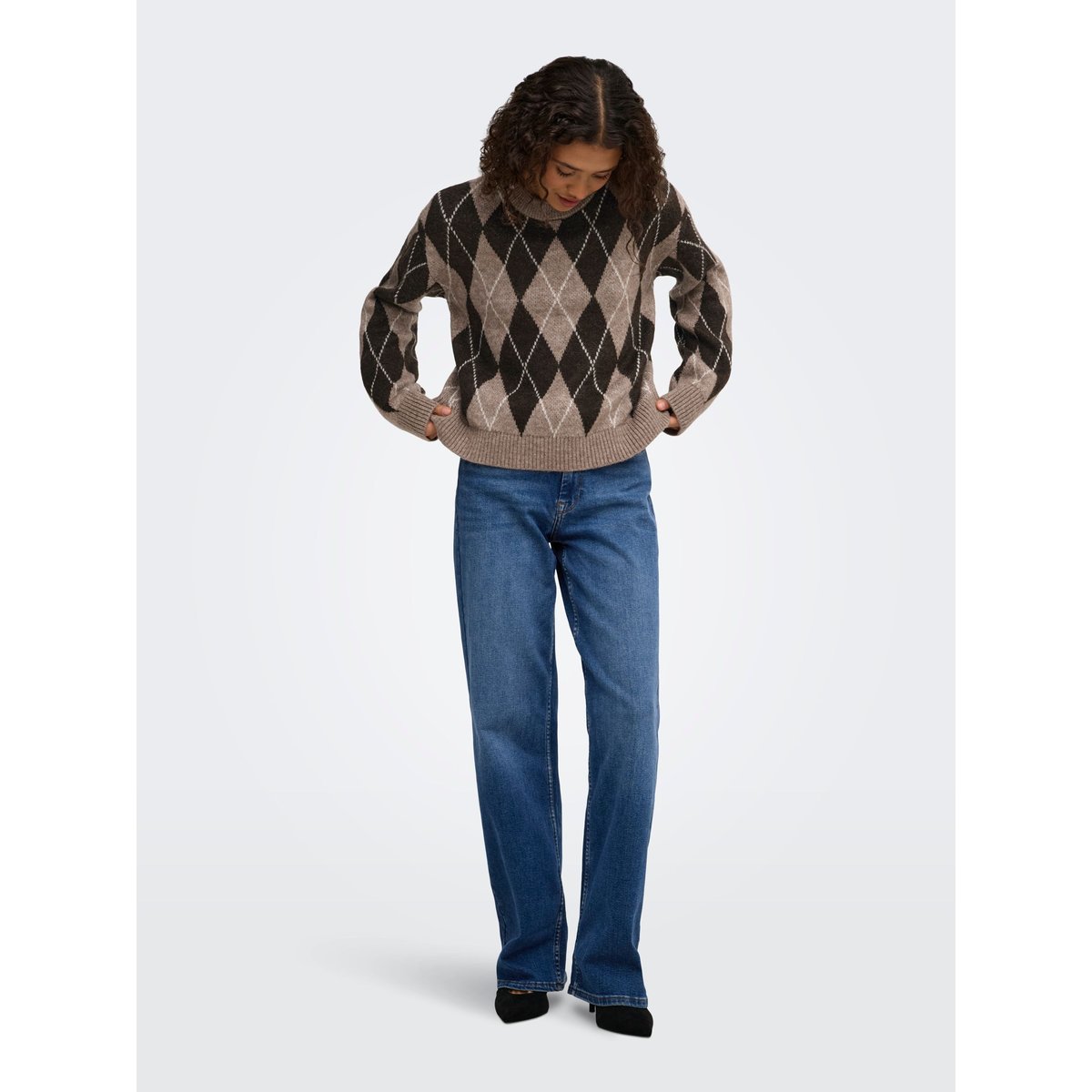 Pull En Maille marron - chocolate torte 1, JDY