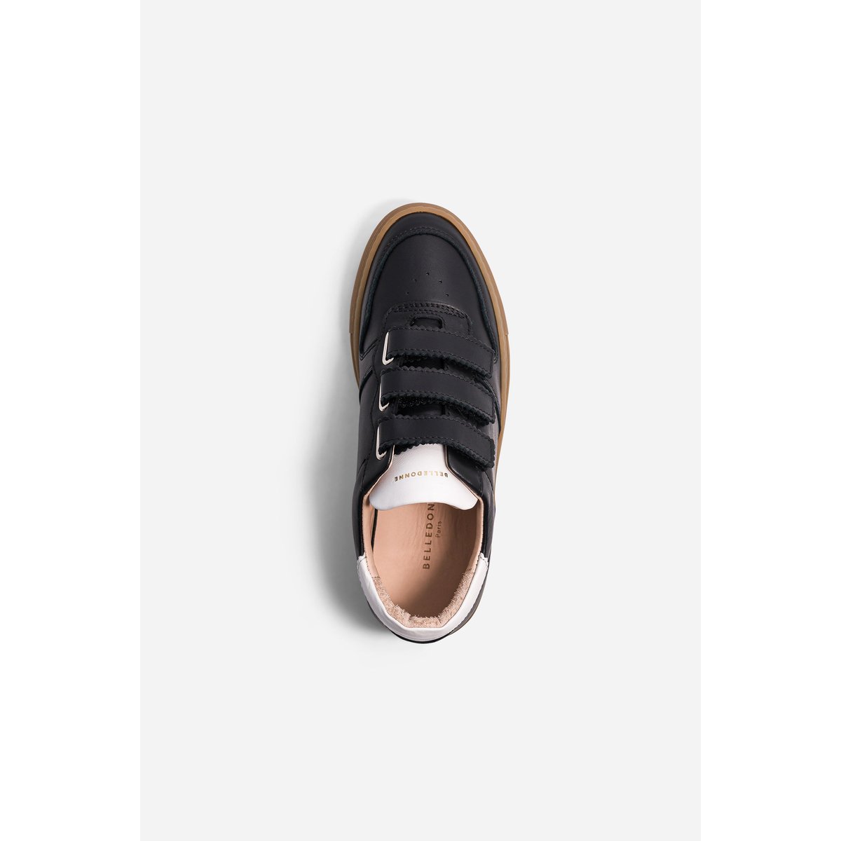 Basket cuir B0 noir, BELLEDONNE