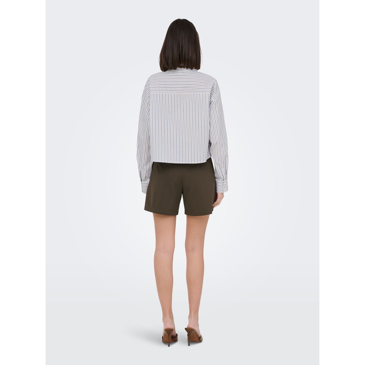Short marron - chocolate brown 1, JDY