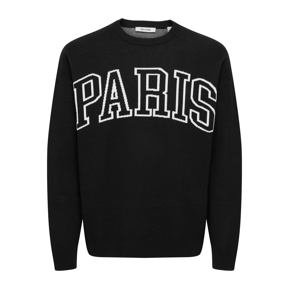 Pull En Maille black 1, ONLY & SONS