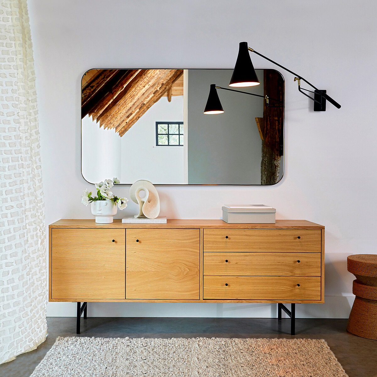 Caligone H140cm Aged Brass Mirror aged brass, AM.PM