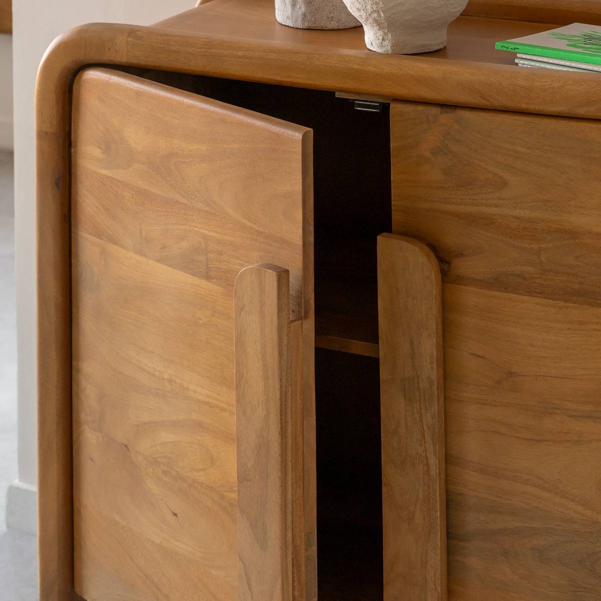 Buffet en bois de manguier FÉODOR bois clair, MADE IN MEUBLES 