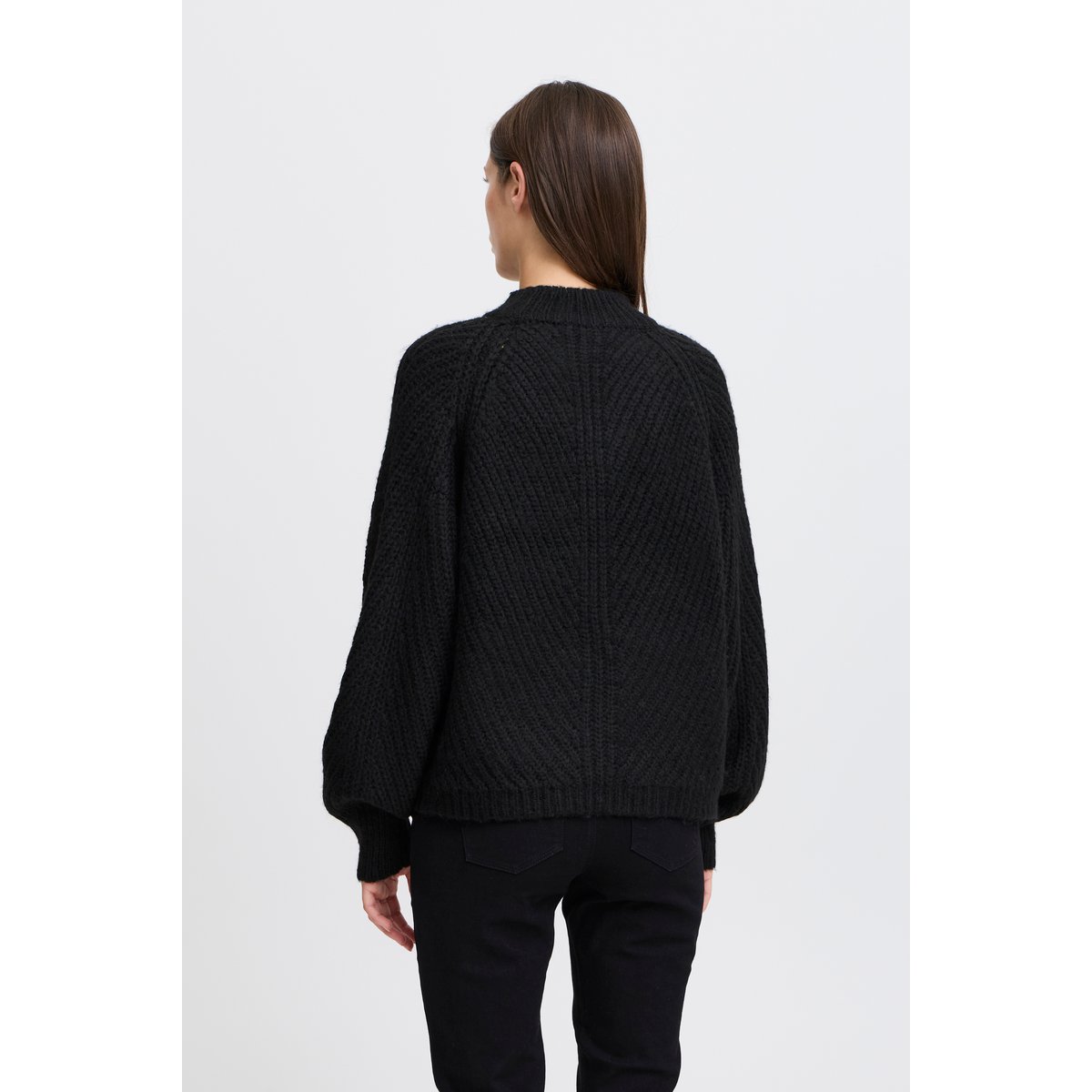 Knitted pullover noir black, B.YOUNG